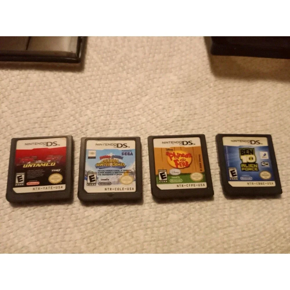 Nintendo DS Games Phineas&Ferb, Ben 10, MX Vs ATV Untamed & Mario/Sonic Olympics